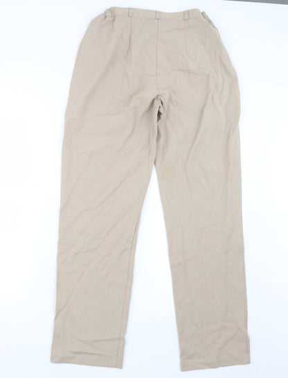 Womens UK Size 12 VINCI Regular Fit  Beige Trousers