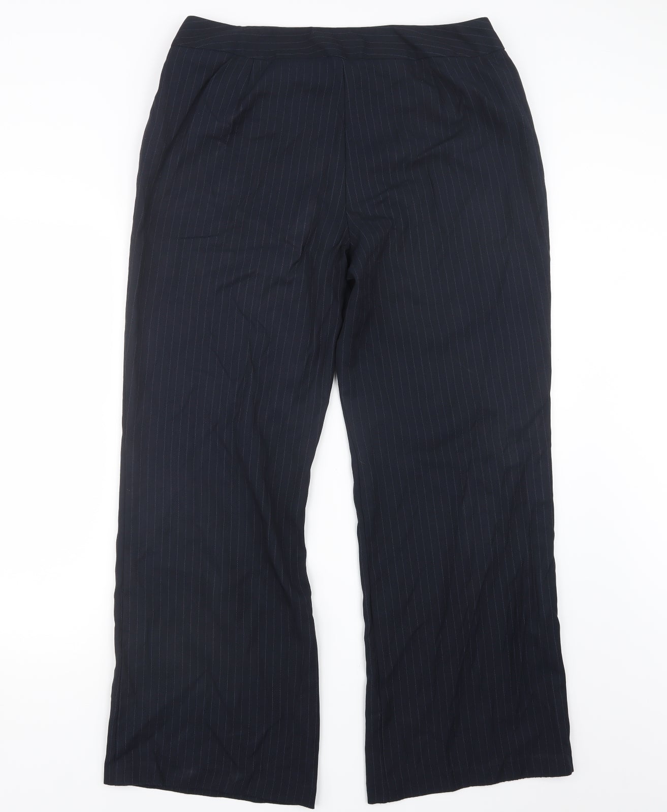 Womens UK Size 16 Marks and Spencer Regular Fit  Blue Trousers