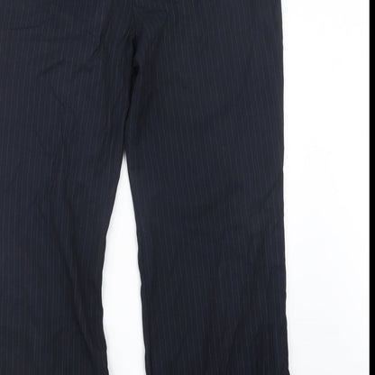 Womens UK Size 16 Marks and Spencer Regular Fit  Blue Trousers