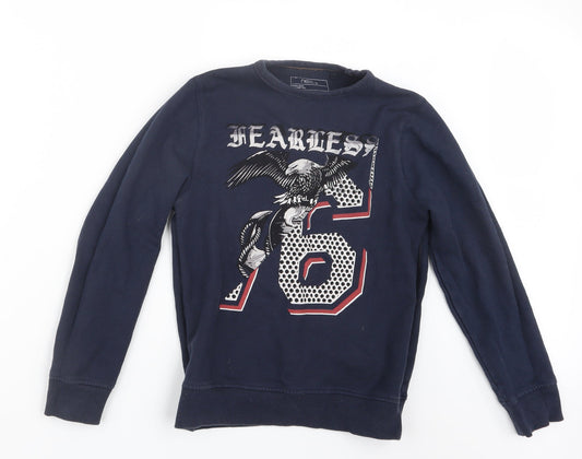 NEXT Boys Blue   Pullover Jumper Size 11 Years