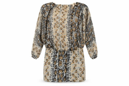 Preworn Womens Brown Animal Print  Shift  One Size