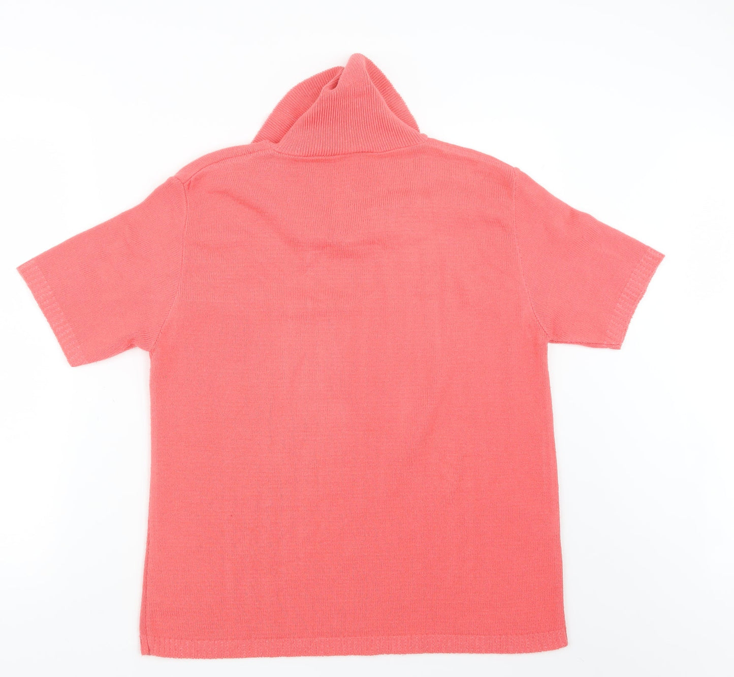 Florida Womens Pink  Knit Pullover Jumper Size M