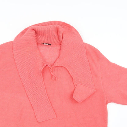 Florida Womens Pink  Knit Pullover Jumper Size M