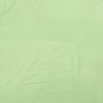 Nightingales Womens Green  Knit Pullover Jumper Size L