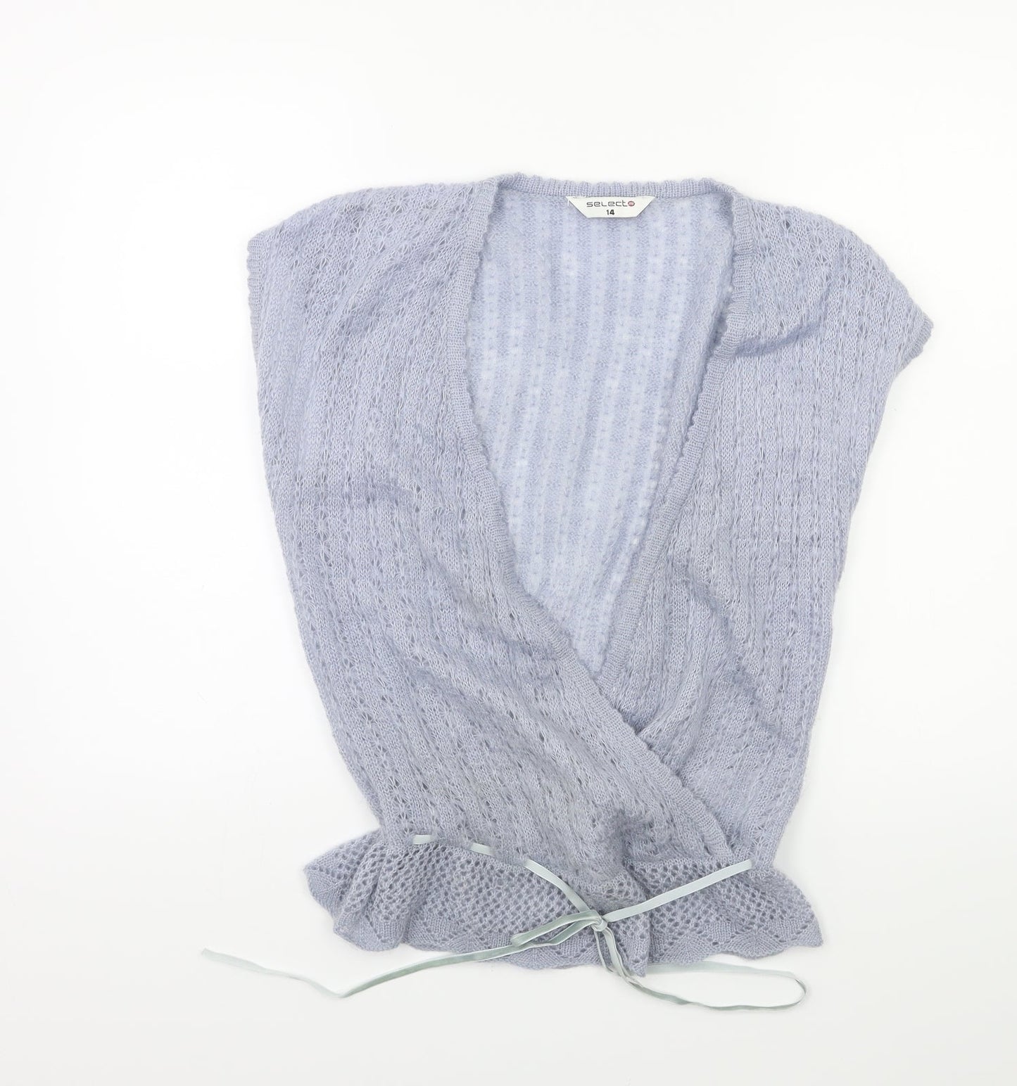 Select Womens Grey  Knit Pullover Jumper Size 14