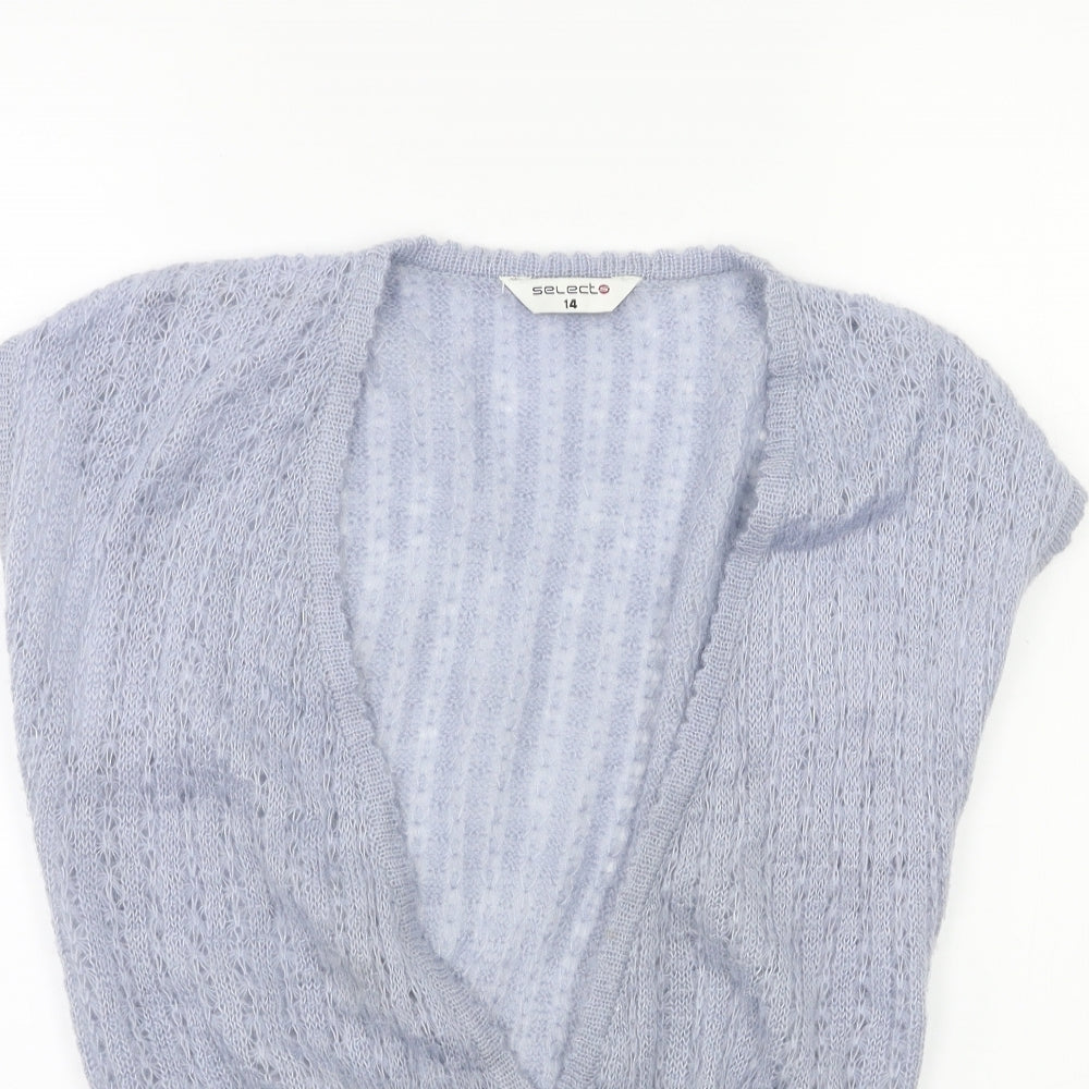 Select Womens Grey  Knit Pullover Jumper Size 14