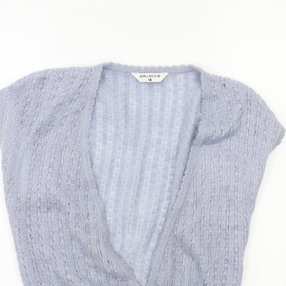 Select Womens Grey  Knit Pullover Jumper Size 14