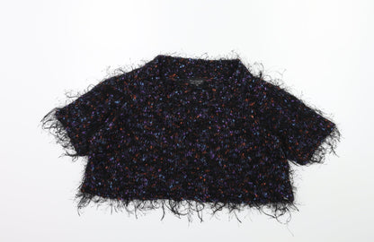 Marks and Spencer Womens Black  Knit Pullover Jumper Size 12