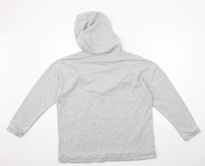 Papaya Womens Grey   Pullover Hoodie Size L
