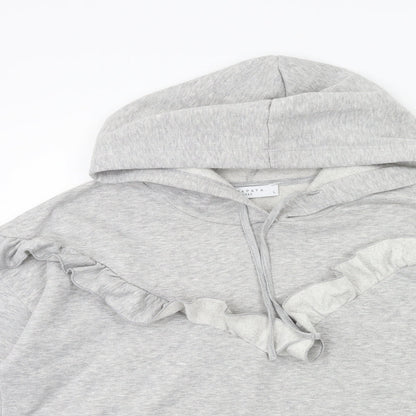 Papaya Womens Grey   Pullover Hoodie Size L
