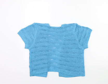 TU Womens Blue  Knit Cardigan Jumper Size 14