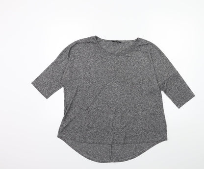 Select Womens Grey   Basic T-Shirt Size 14