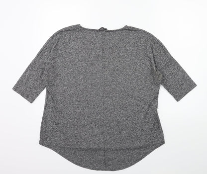 Select Womens Grey   Basic T-Shirt Size 14