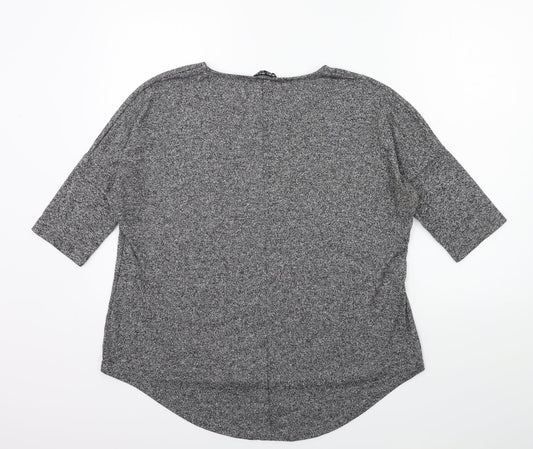 Select Womens Grey   Basic T-Shirt Size 14