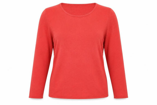 Bonmarché Womens Red  Knit Pullover Jumper Size M