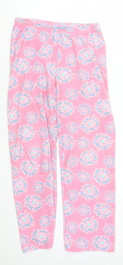 Avenue Womens Pink Geometric  Sweatpants Trousers Size 10 L27 in - Loungewear