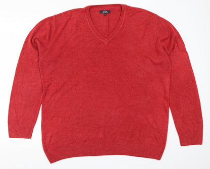 Matalan Mens Red   Pullover Jumper Size 2XL