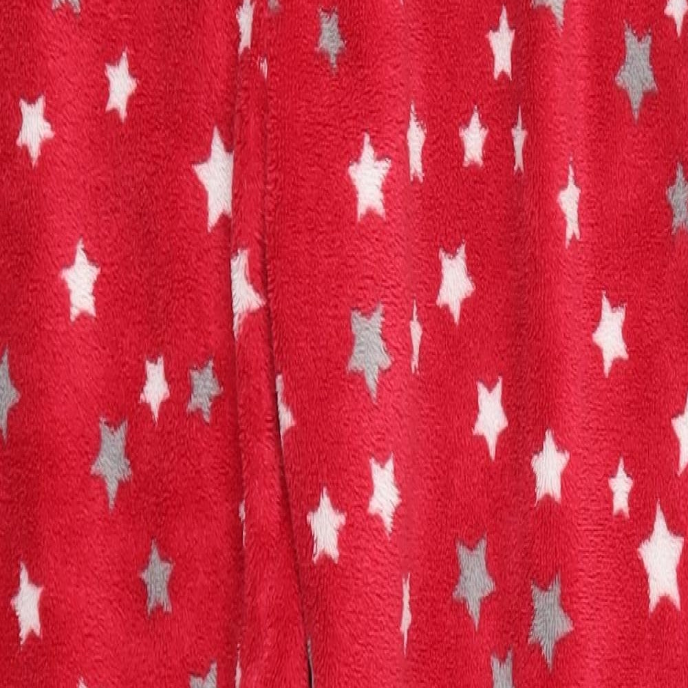 Matalan Womens Red Geometric  Trousers  Size M L26 in - Stars Loungewear