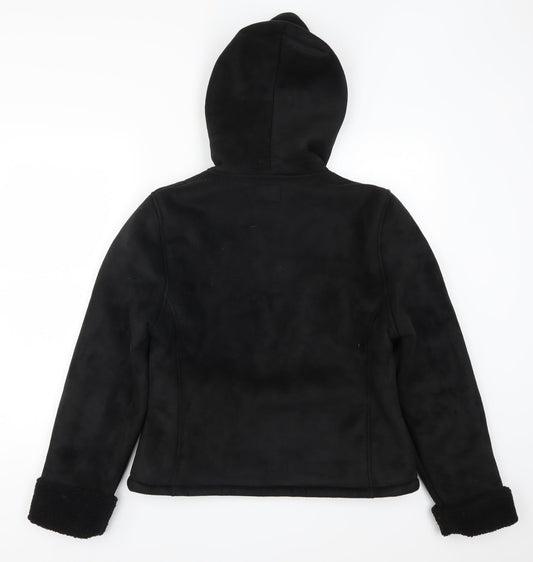 Papaya Womens Black   Jacket Coat Size 12