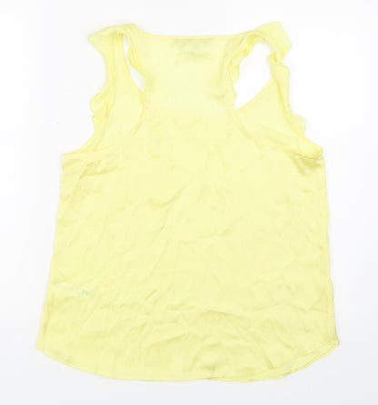 Red Herring Womens Yellow   Basic Blouse Size 12