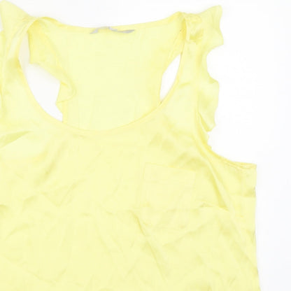 Red Herring Womens Yellow   Basic Blouse Size 12