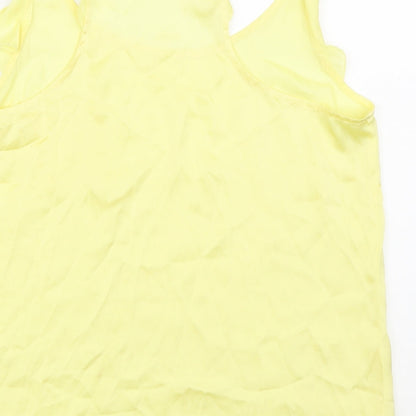 Red Herring Womens Yellow   Basic Blouse Size 12