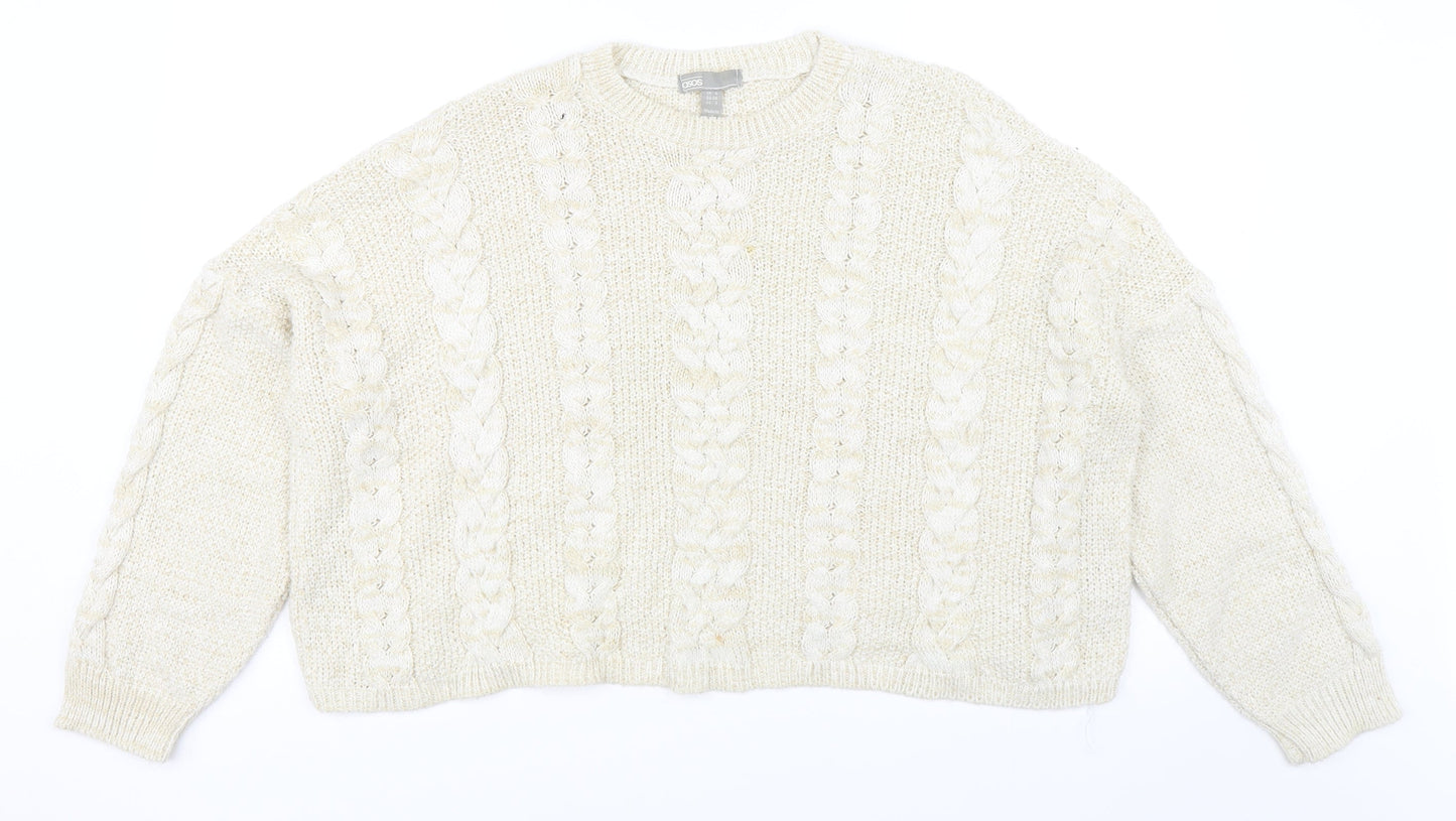 ASOS Womens Beige   Pullover Jumper Size 6