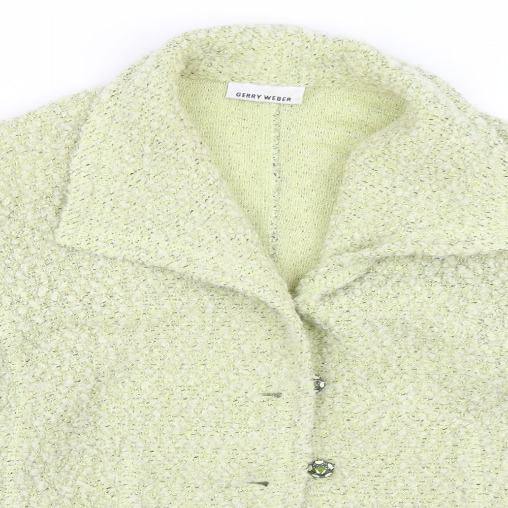 Gerry Weber Womens Green   Cardigan Jumper Size 16
