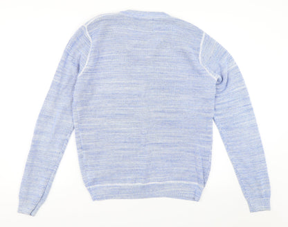 Mens UK Size M NEXT Blue Pullover Sweatshirt