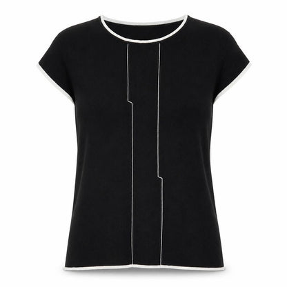 Klass Collection Womens Black   Basic Blouse Size S