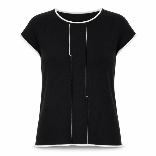 Klass Collection Womens Black   Basic Blouse Size S