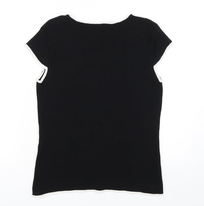 Klass Collection Womens Black   Basic Blouse Size S