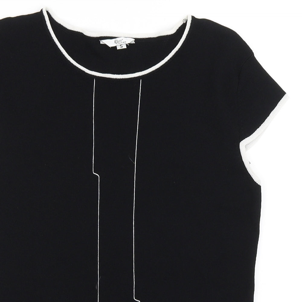 Klass Collection Womens Black   Basic Blouse Size S