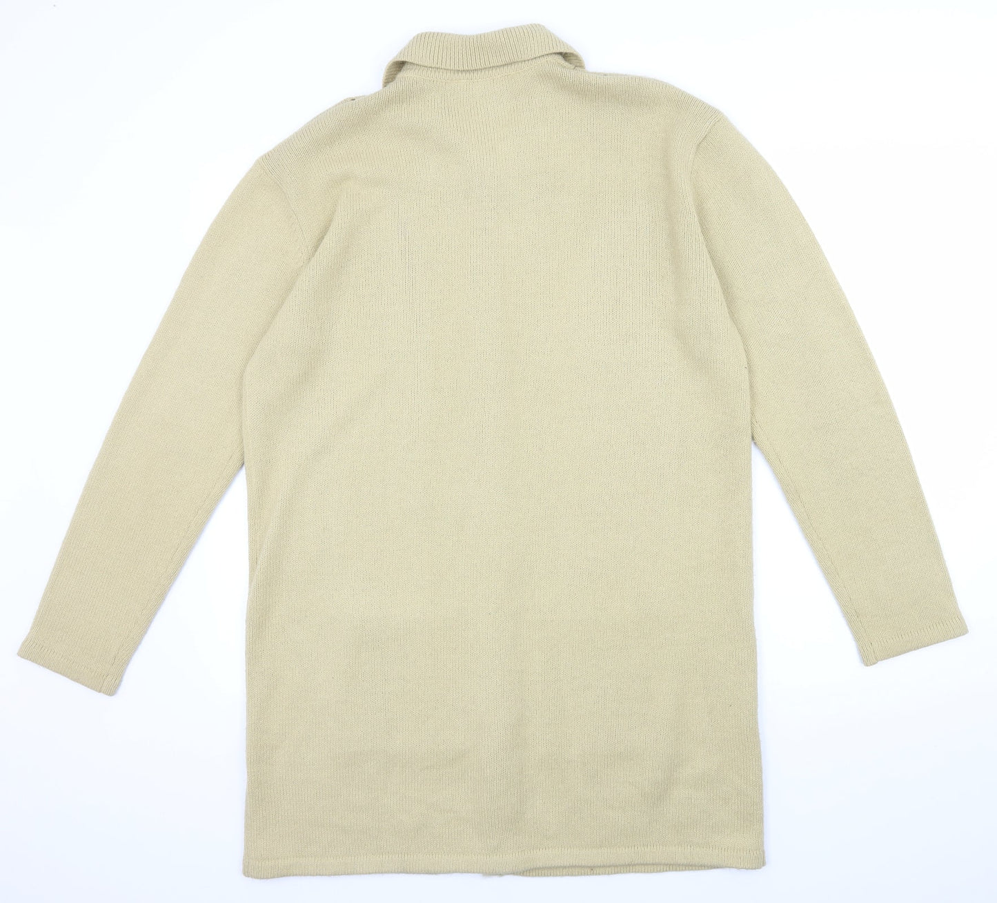 J.Frazer Womens Beige  Knit Cardigan Jumper Size 14