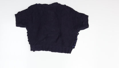 Per Una Womens Blue   Cardigan Jumper Size 14