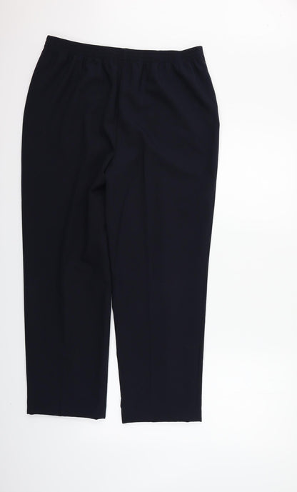 EWM Womens Blue   Trousers  Size 32 in L25 in