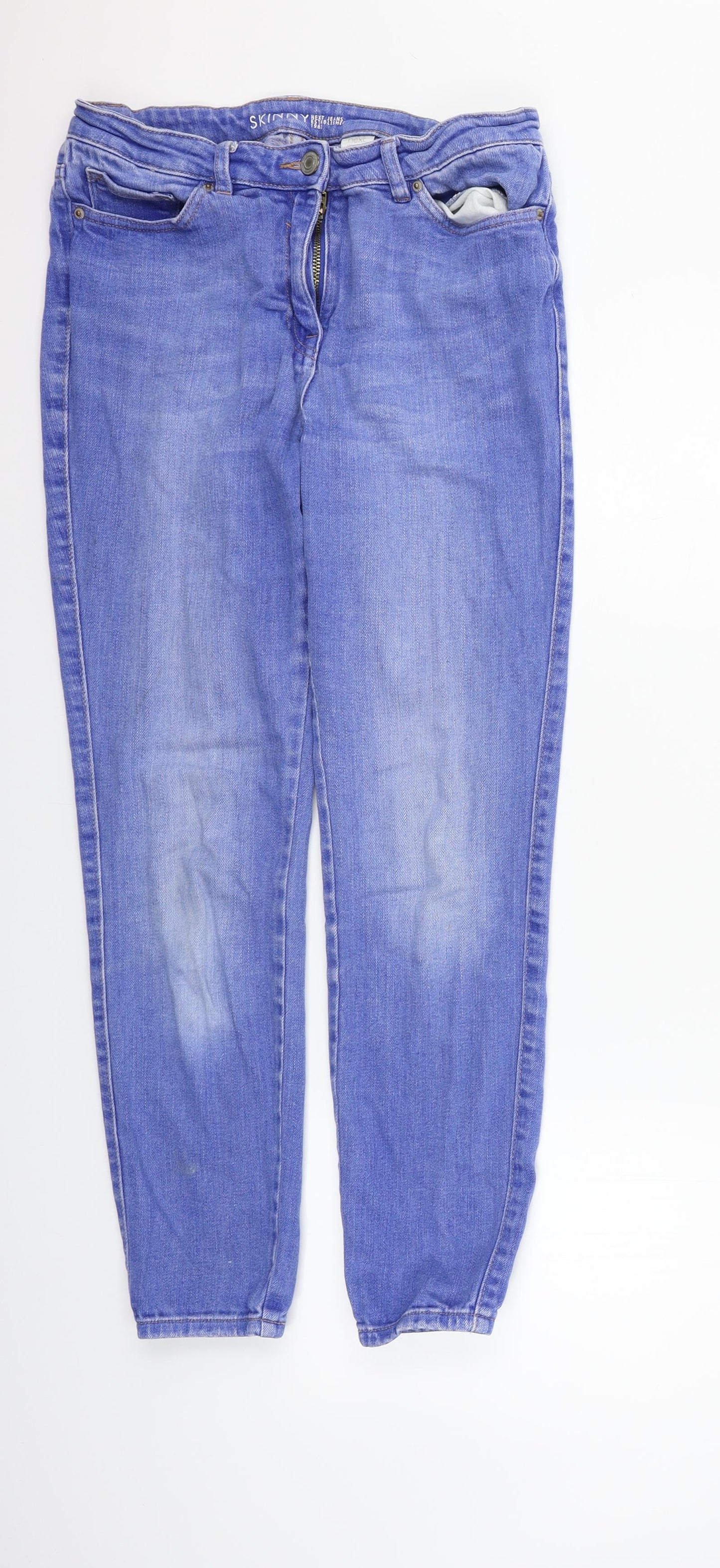 Dorothy Perkins Womens Blue   Straight Jeans Size 10 L25 in