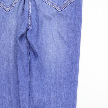 Dorothy Perkins Womens Blue   Straight Jeans Size 10 L25 in