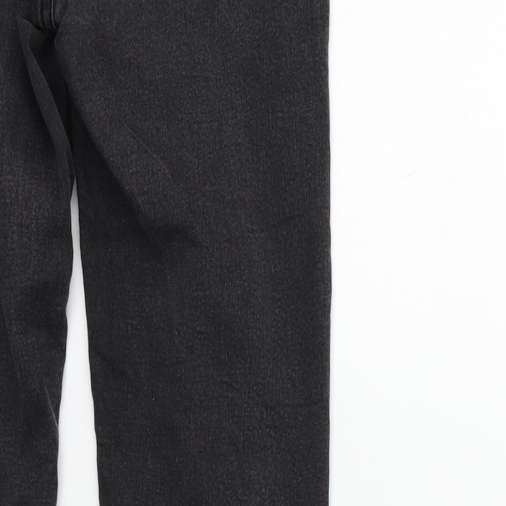 New Look Womens Grey   Straight Jeans Size 10 L27 in