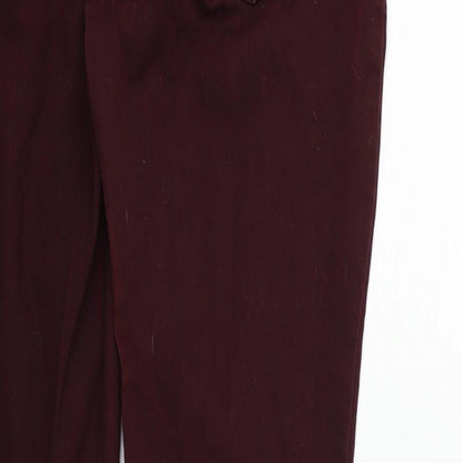 Womens UK Size 12 YESYES Regular Fit Skinny Red Jeans