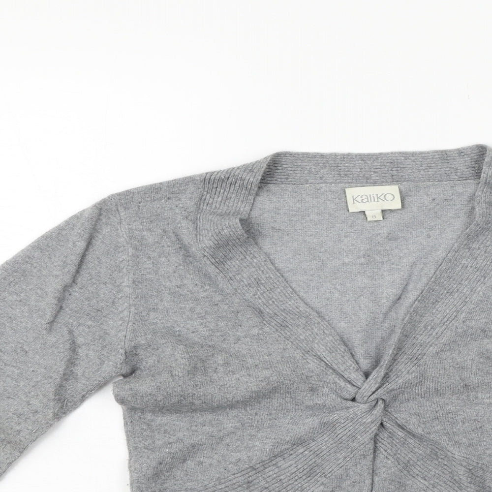 Kaliko Womens Grey   Pullover Jumper Size 8