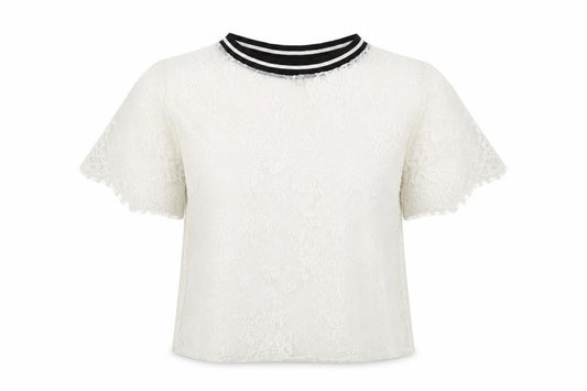 Womens UK Size XS Divided White Basic T-Shirt
