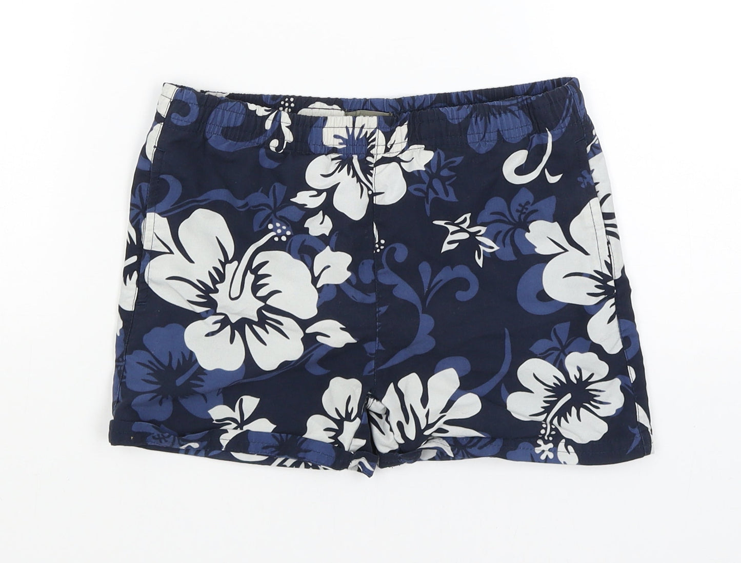In Extenso Boys Blue Floral  Utility Shorts Size 5 Years - Swim
