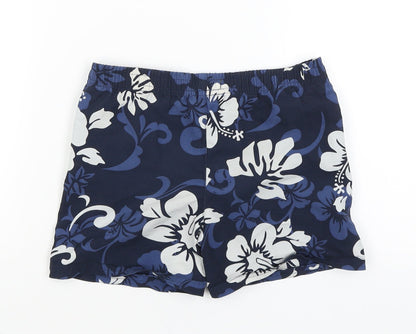 In Extenso Boys Blue Floral  Utility Shorts Size 5 Years - Swim