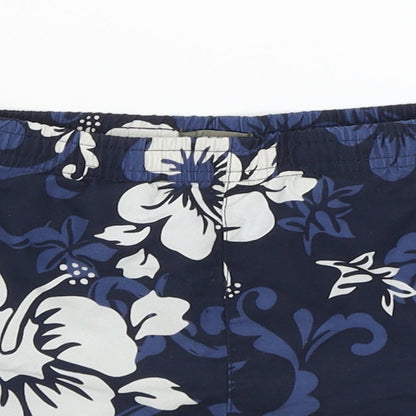 In Extenso Boys Blue Floral  Utility Shorts Size 5 Years - Swim