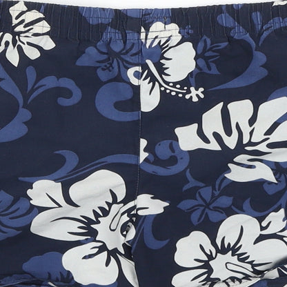 In Extenso Boys Blue Floral  Utility Shorts Size 5 Years - Swim