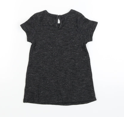 Primark Baby Black   Tunic T-Shirt Size 6-9 Months