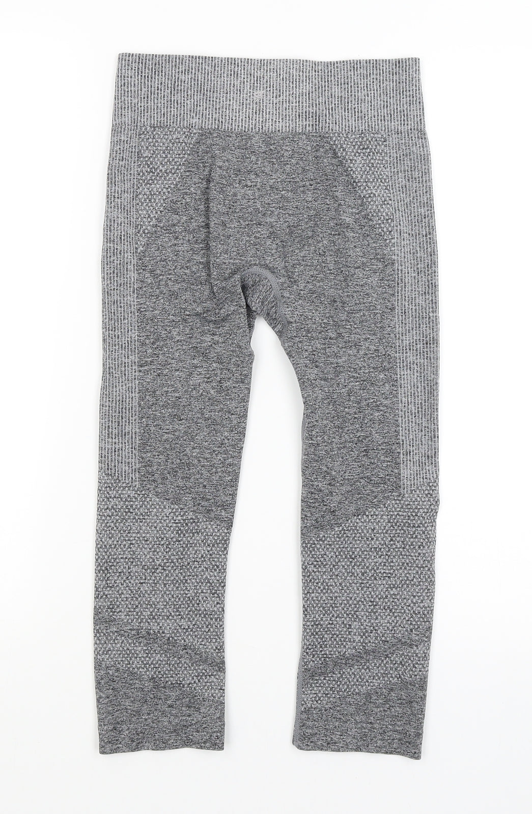 Womens UK Size 8 Workout  Cropped Grey Leggings
