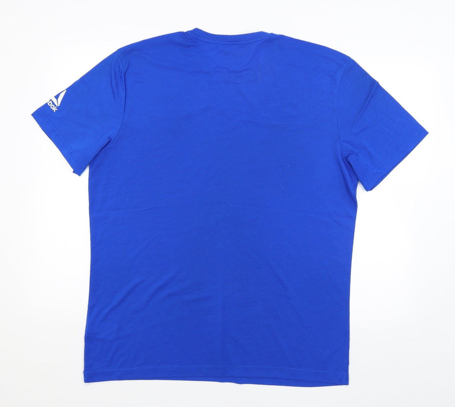 Womens UK Size XL Reebok Blue Basic T-Shirt