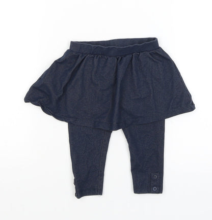 Mothercare Baby Blue   Capri Trousers Size 9-12 Months